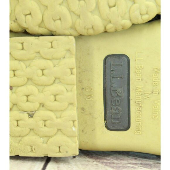 LL Bean 8" Unlined Ankle Duck Boots Round Toe Brown Leather Size 7 M - Picture 9 of 10